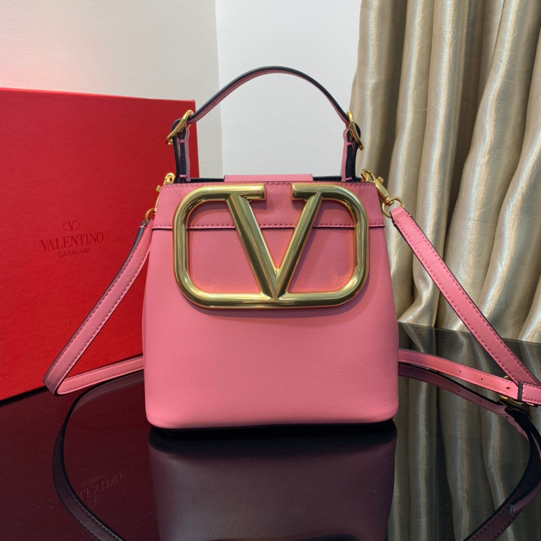 Valentino Women's Tote Bag Handbag Shopping Leather Tote Cro