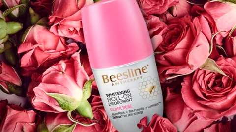 Beesline Whitening Roll-On Deodorant Elder Rose 