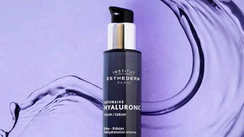 The anti-aging Esthederm Intensive Hyaluronic Serum reduces fine lines and wrinkles