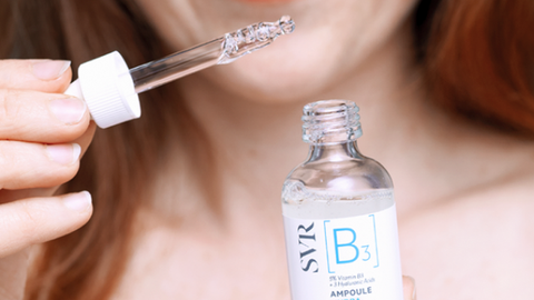 The anti-aging SVR Ampoule B3 reduces wrinkles