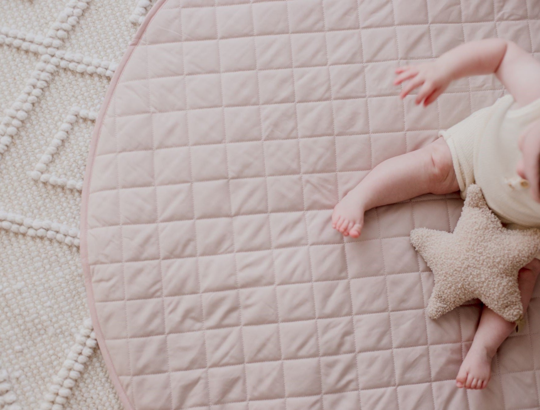 Waterproof Padded Play Mat | Lullaby Pink