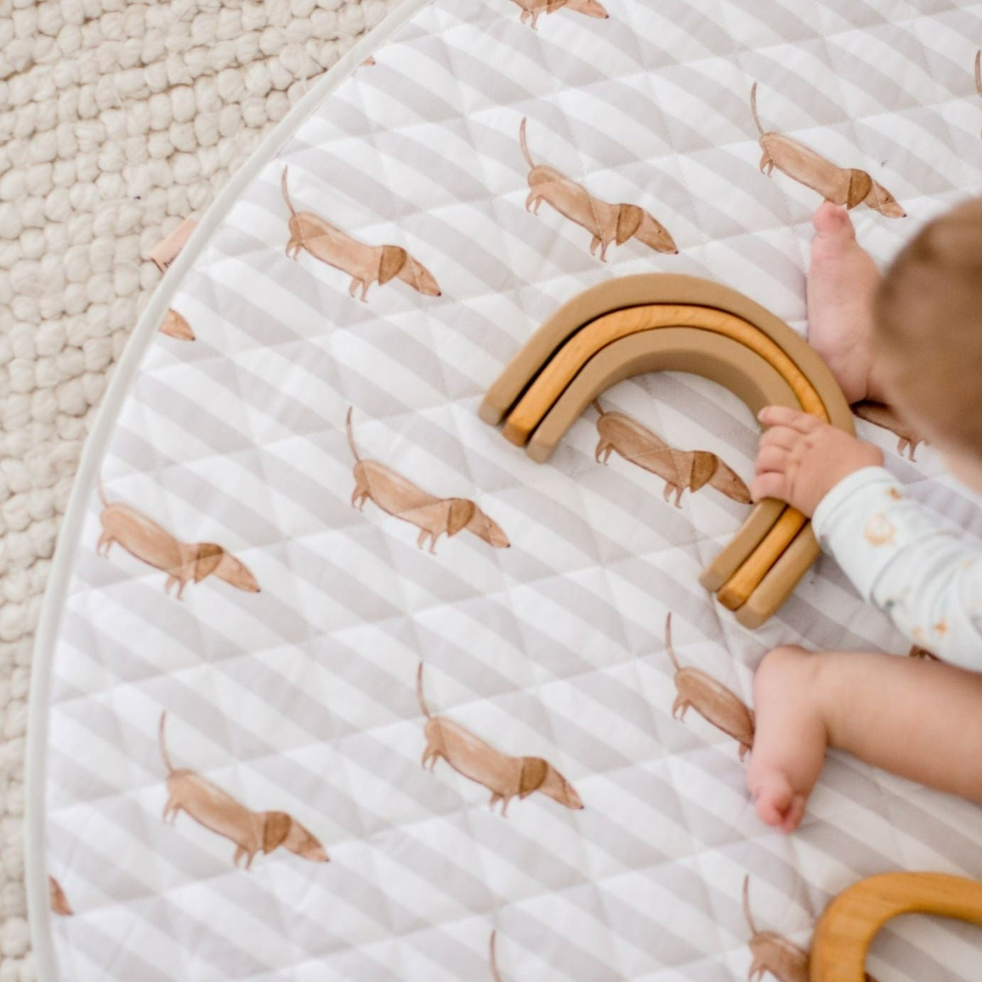 Waterproof Padded Play Mat | Dachshund Days