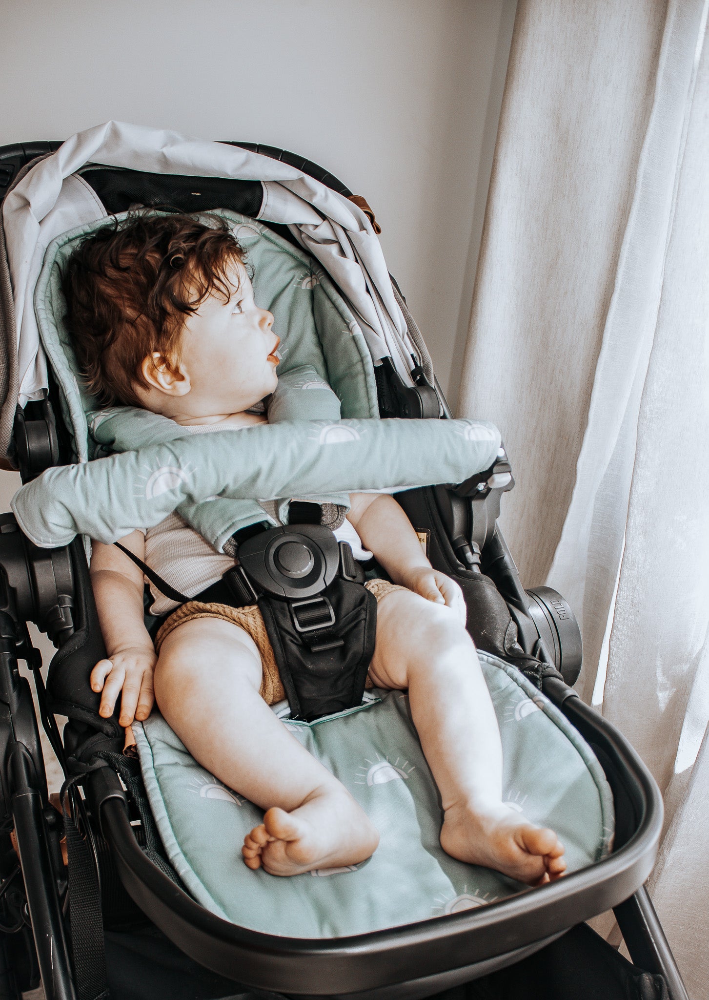 Universal Pram Liner | Sage Sunshine