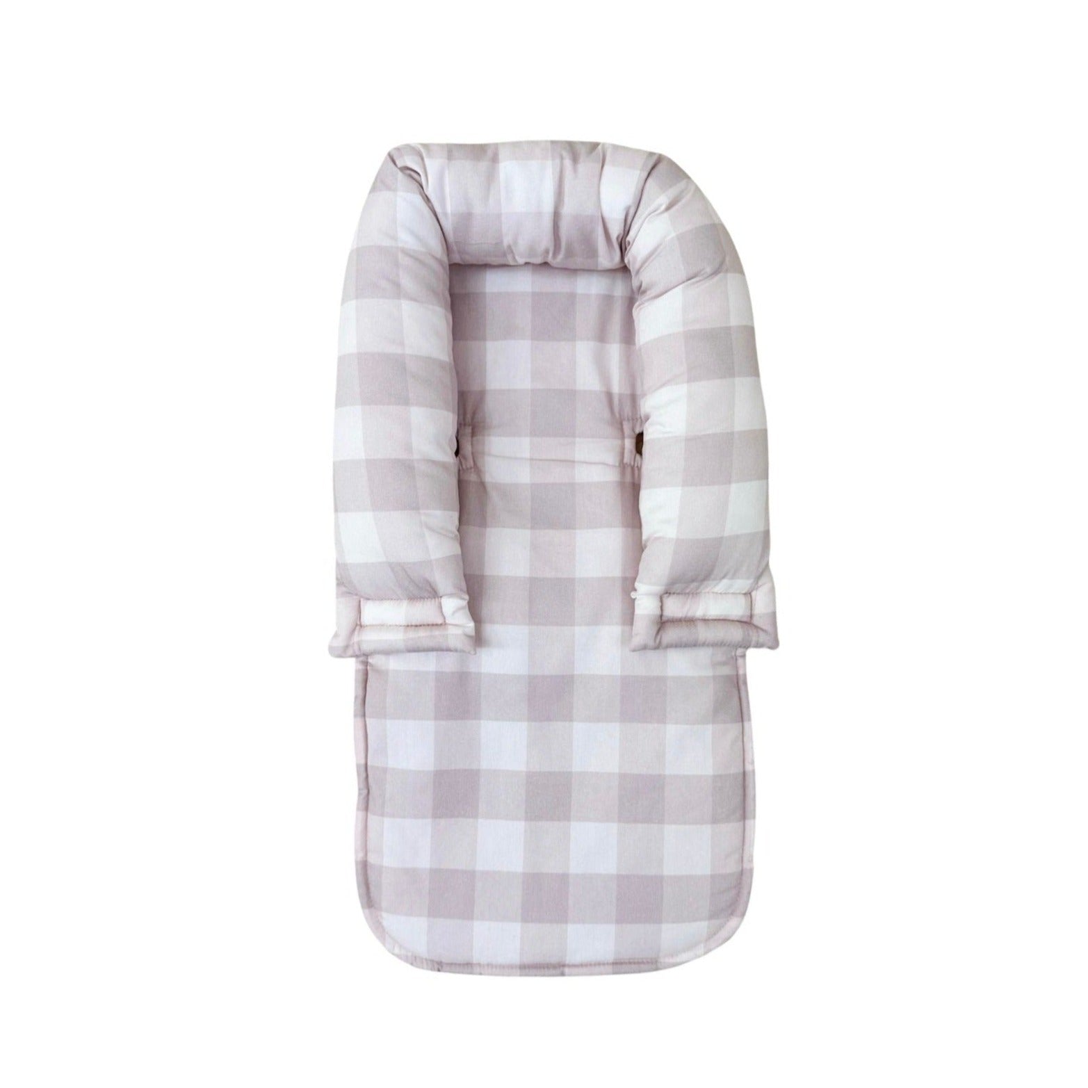 Infant Head Support | Blush Gingham