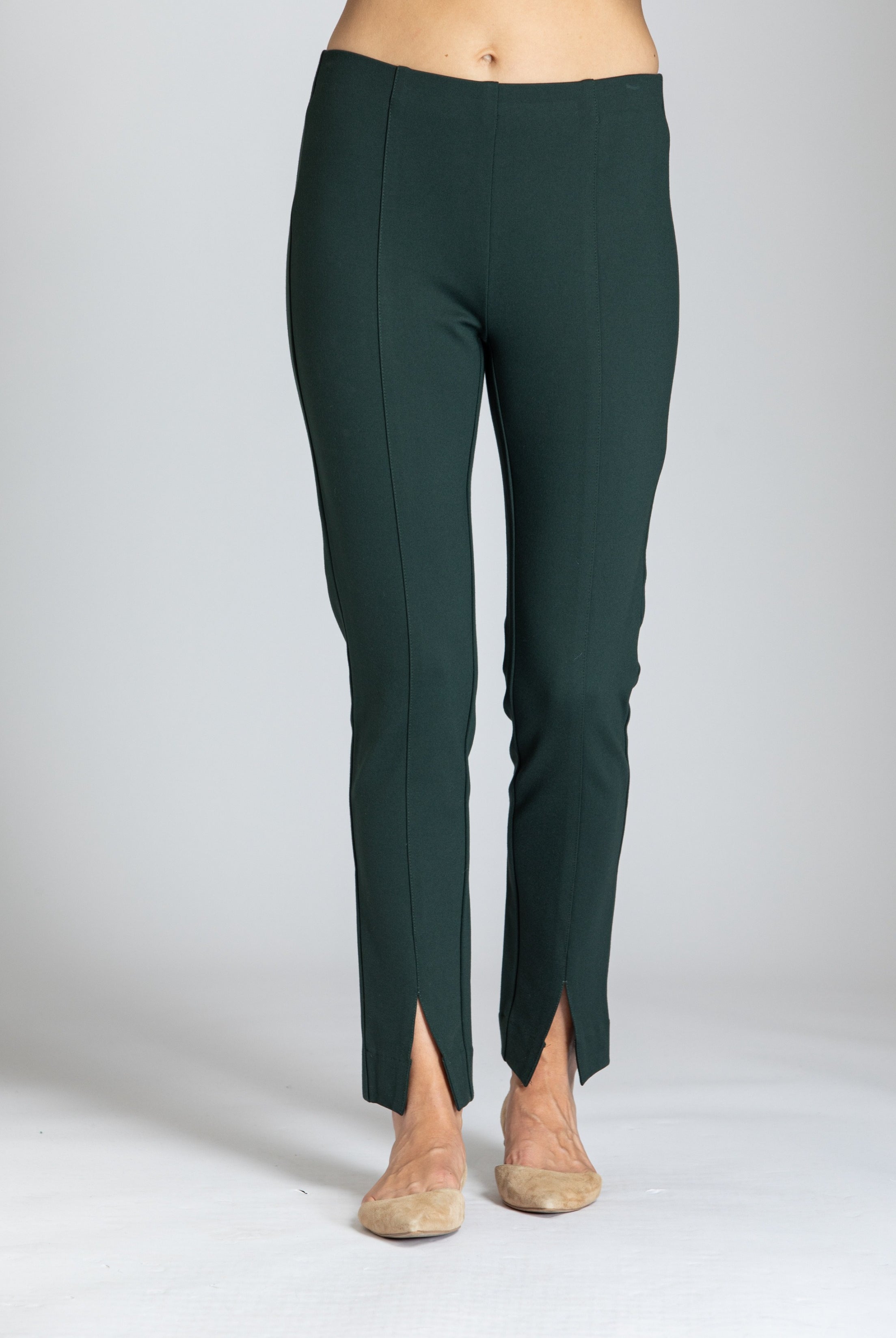 Ponte High Rise Split Front Legging