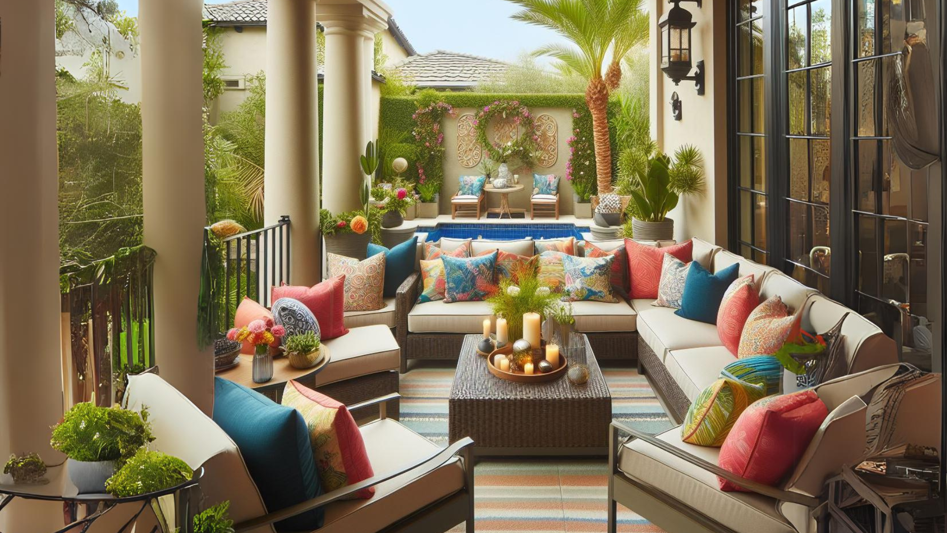 Custom Cushions for outdoor space
