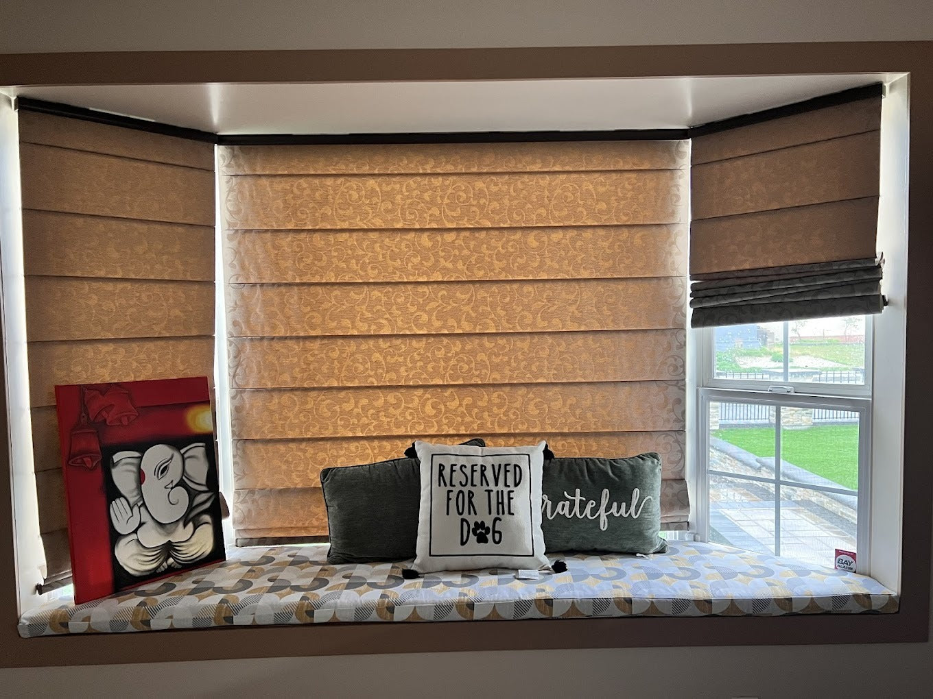 Custom window seat cushion