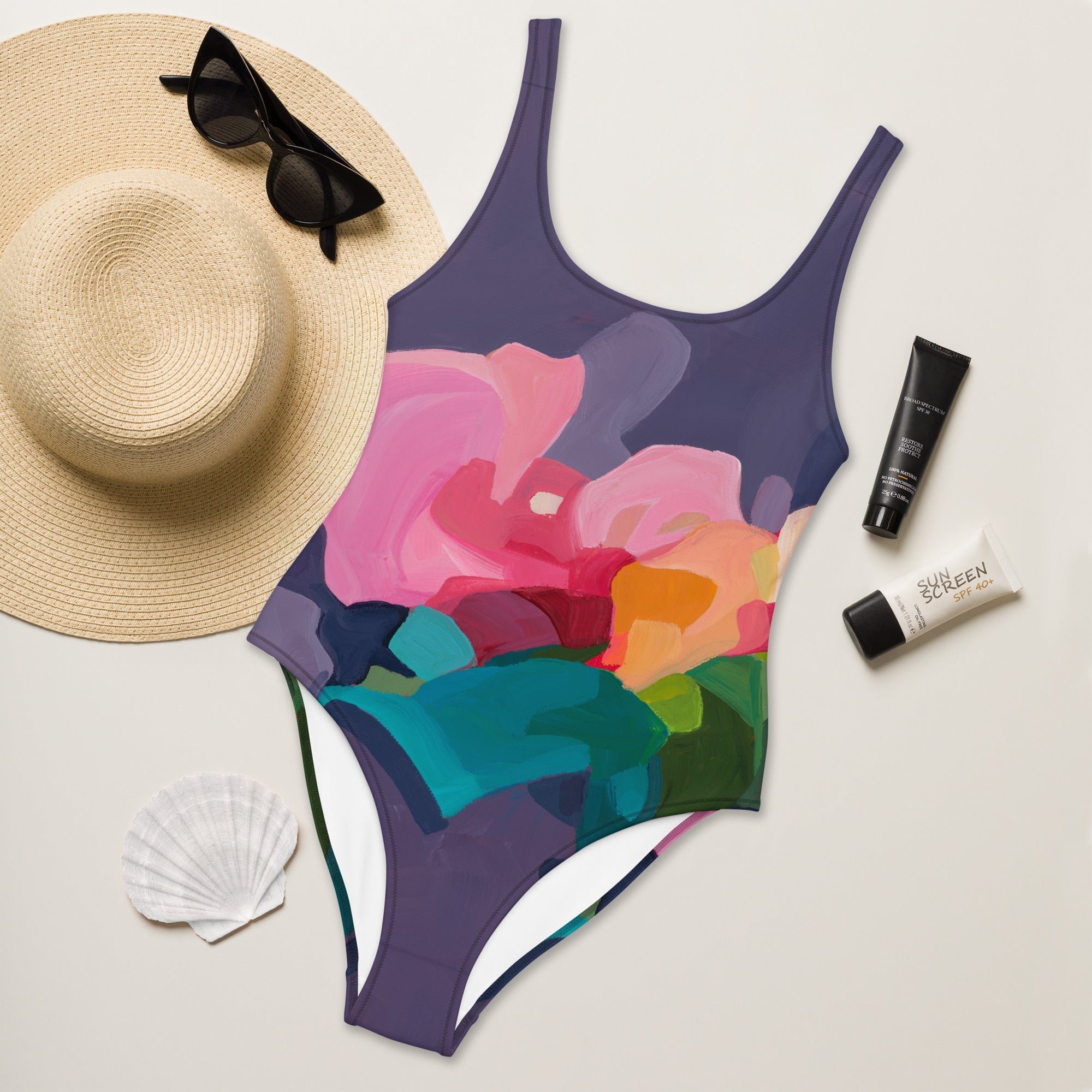 We should all be more purple - One-Piece Swimsuit – Milpali