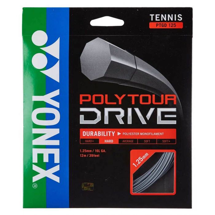 New Yonex Poly Tour Pro (PTP 1.25 125) 16L Tennis String Reel Yellow 200m  656ft