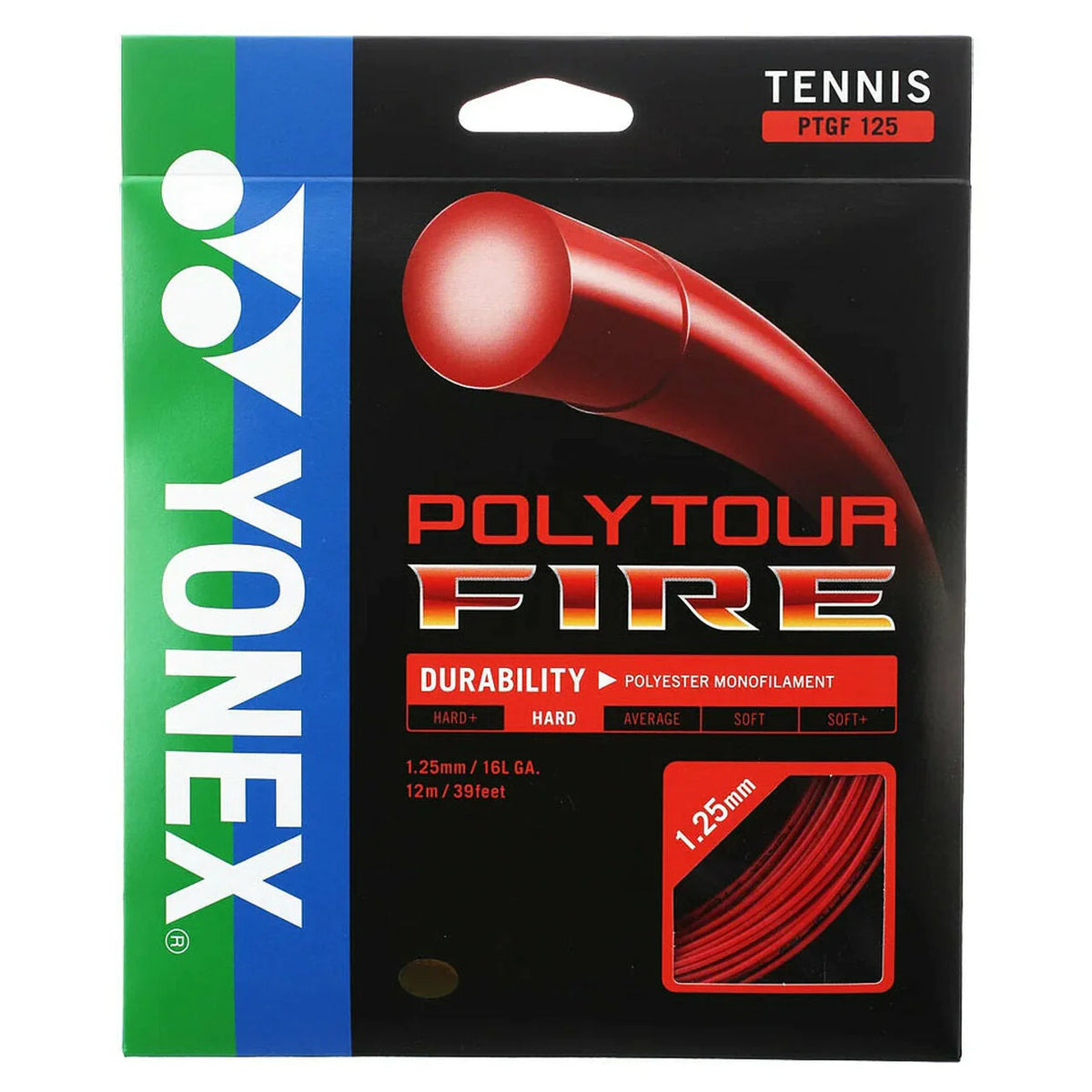 Yonex Polytour Strike 1.25mm 200m Reel Tennis String