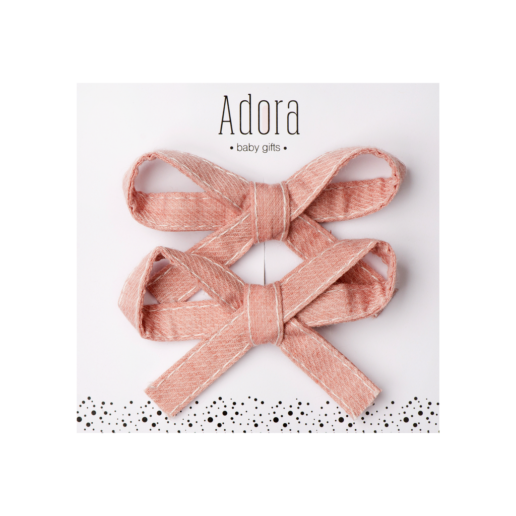 Mini Ribbon Bow Headbands by Adora (More Colors)