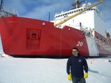 Brian wearing Superwarm Alpaca Socks in the Arctic