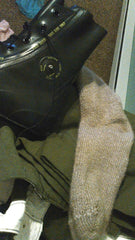 Cold weather alpaca socks story