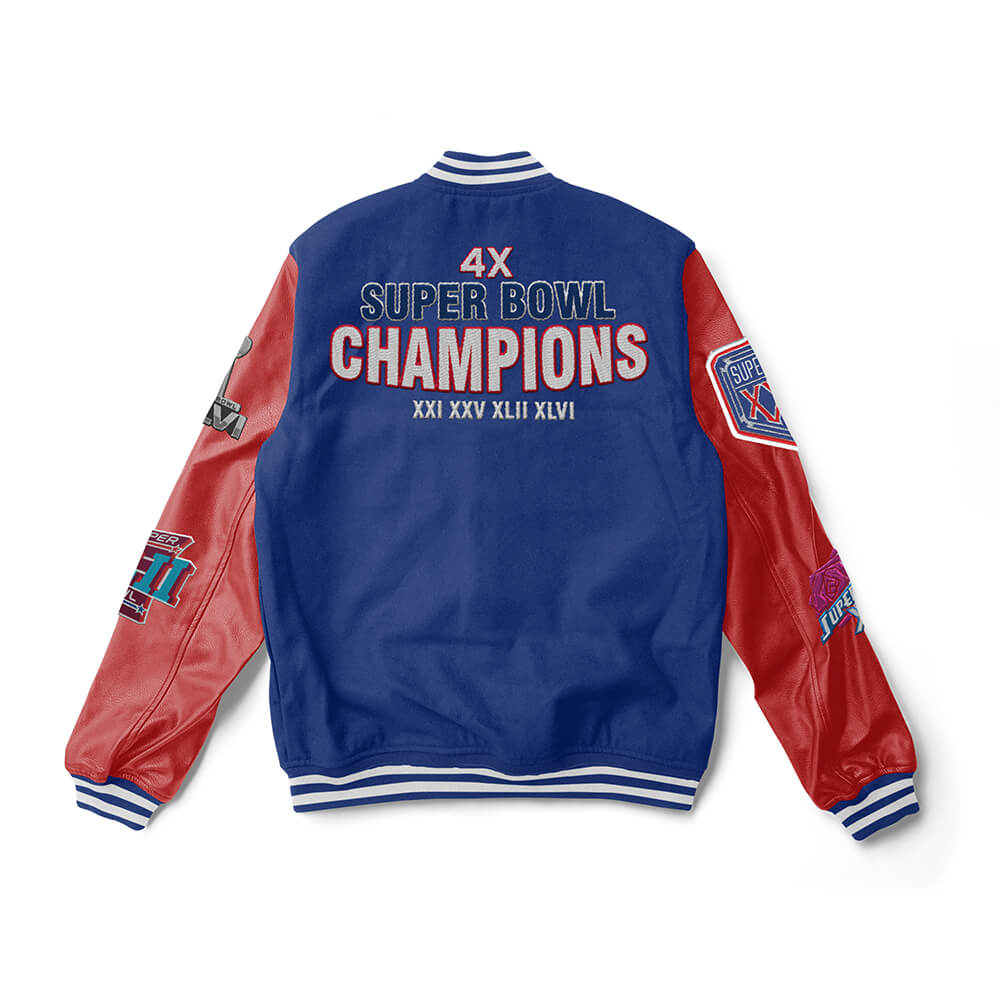Champions Super Bowl 5X San Francisco 49ers Varsity Hooded Jacket - Jackets  Expert