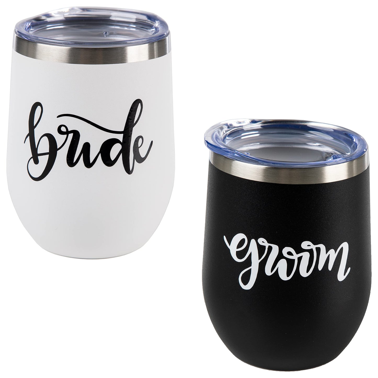 Shimmer Collection Bridal Party Wine Tumblers Personalised 12 oz Insulated Wine  Tumbler Cup – Giftsparkes