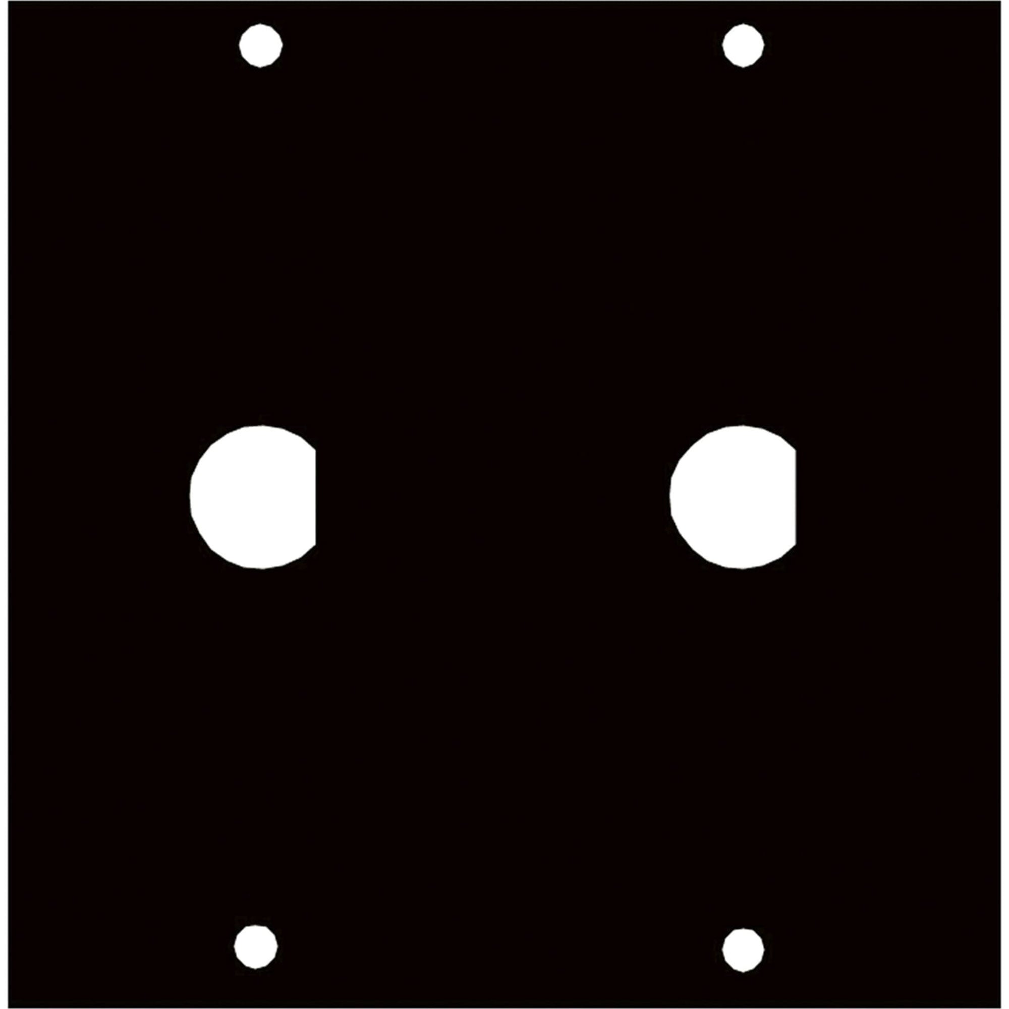 Middle Atlantic UCP-1/2BNC2 UCP Panel for Two 1/2" BNC