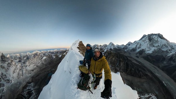 Summit of Lobuche East with Mingma Sherpa 