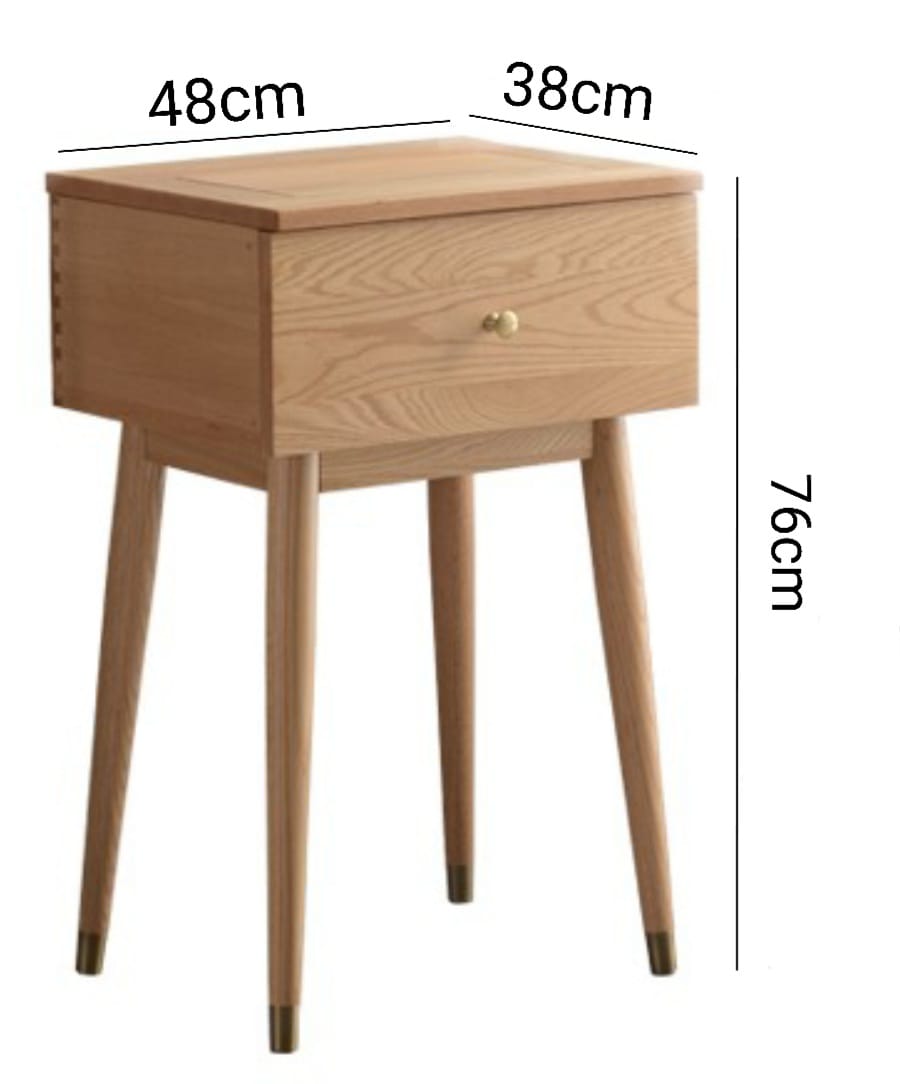 oak dressing stool