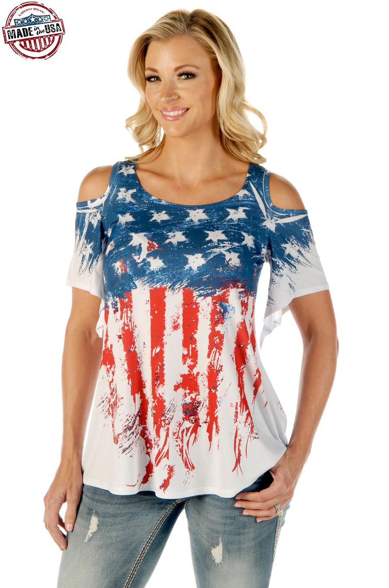 Liberty Wear Clothing at American Outdoor Woman. Stunning American Mad