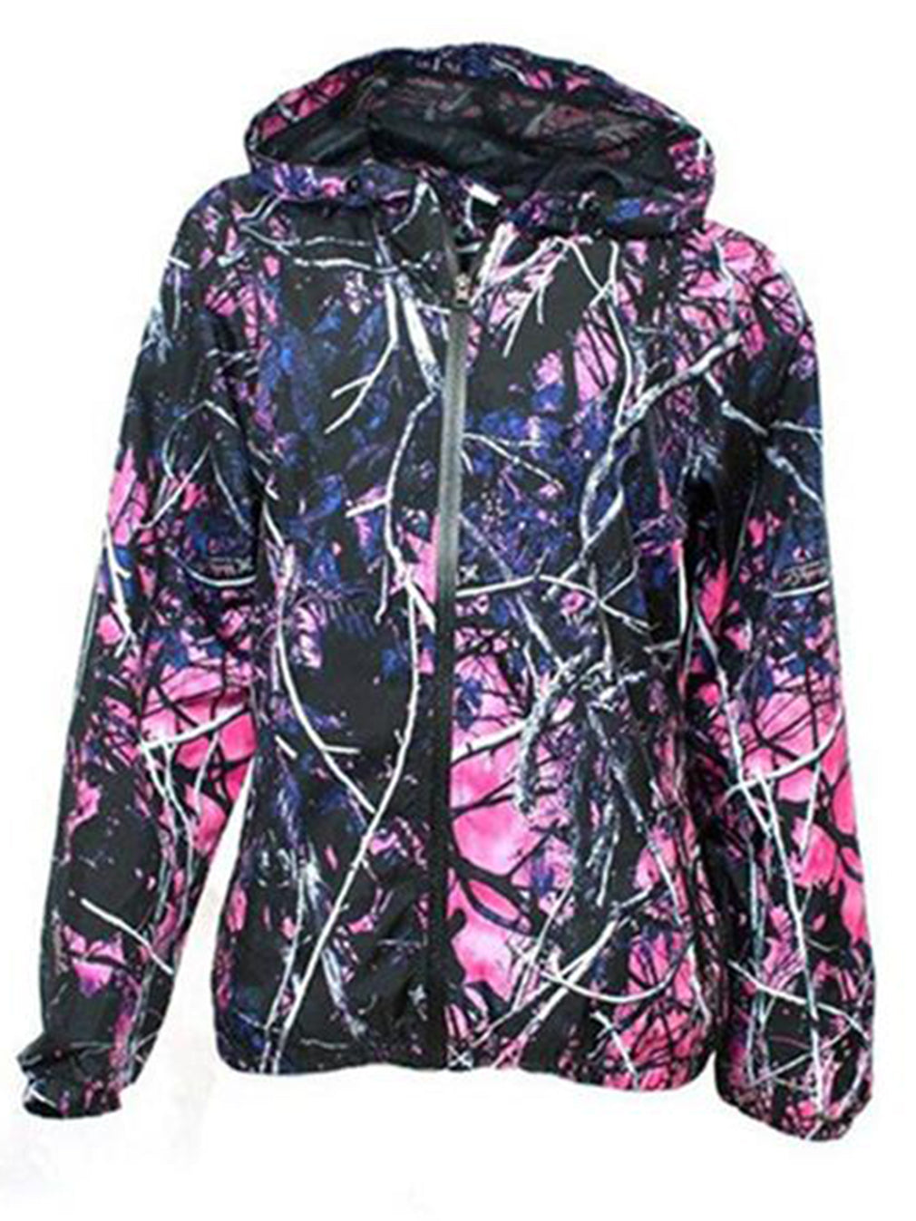 Camo Hoodie, Muddy Girl Wind Breaker Jacket - American Outdoor Woman