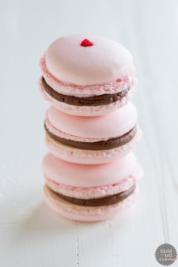 Chocolate covered cherry macarons National Chocolate Covered Cherry Day