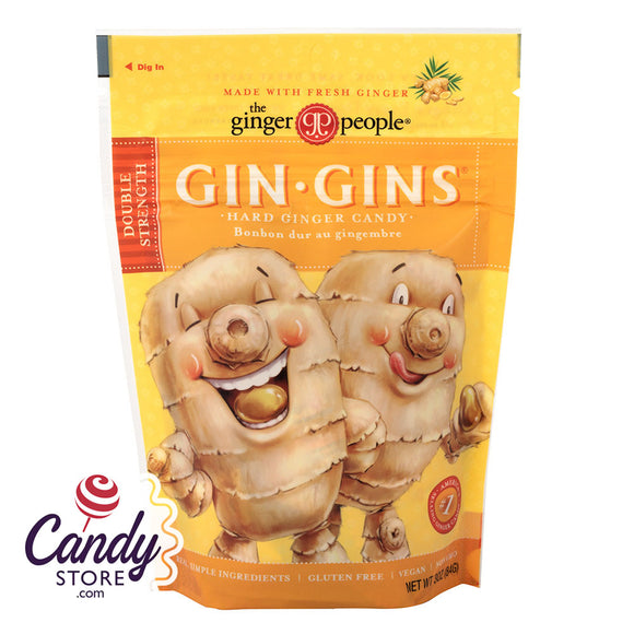 Ginger People Gin Gins Hard Candy 3oz Bag 12ct
