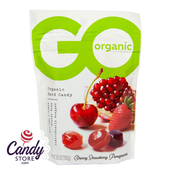 Go Organic Assorted Fruit Hard Candy 35oz Pouch 6ct