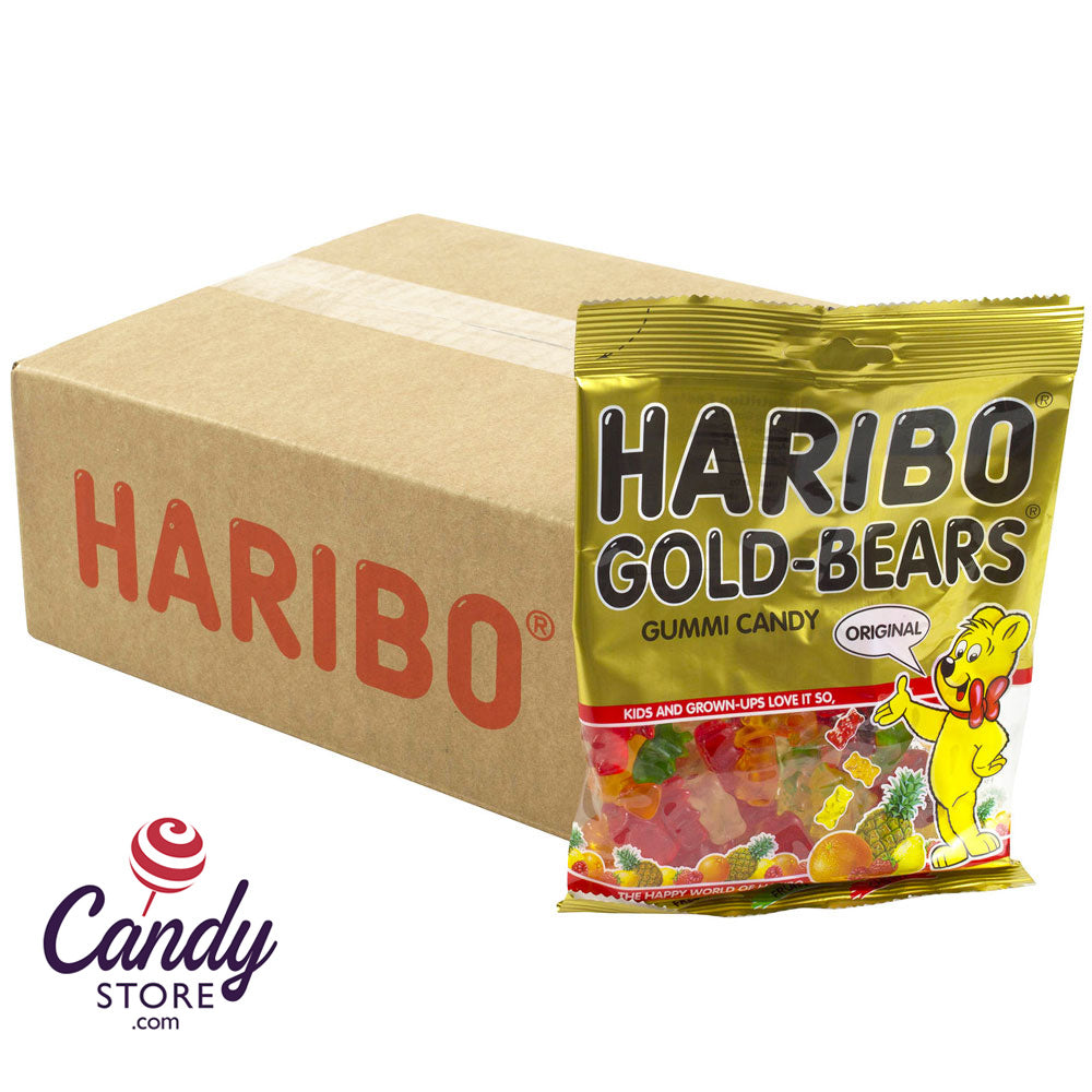 Haribo Gold Bears Gummi Candy 5oz Bags 12ct Candystore 4938