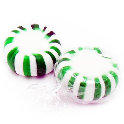 Spearmint Starlight Mints - 5lb Bulk | CandyStore.com