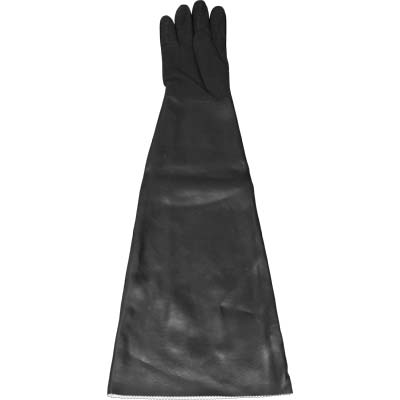 Textured Hand Sandblasting Gloves, seamless rubber, cotton lined ...