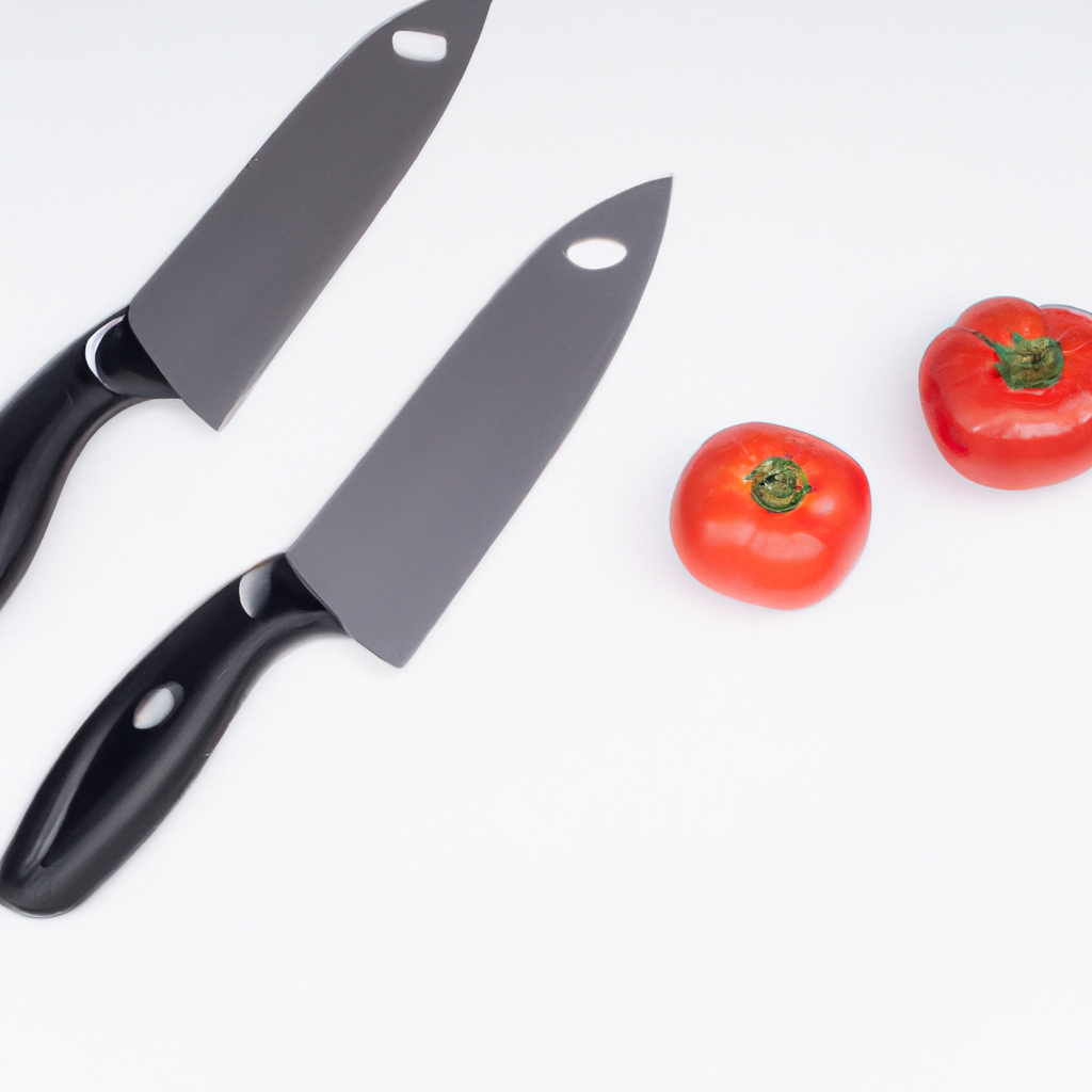 Which veggie knife is best for slicing tomatoes?