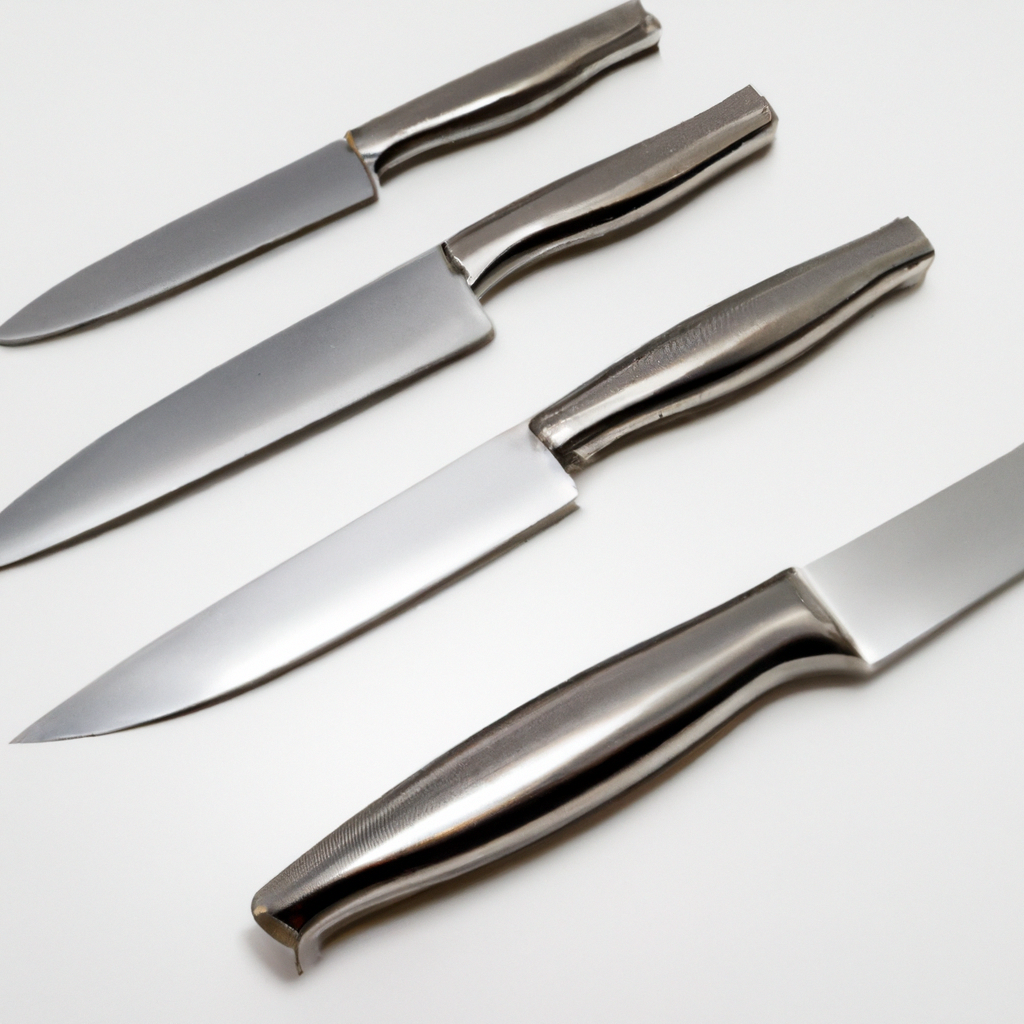 How is the quality of the Germany high carbon stainless steel used in this knife set?