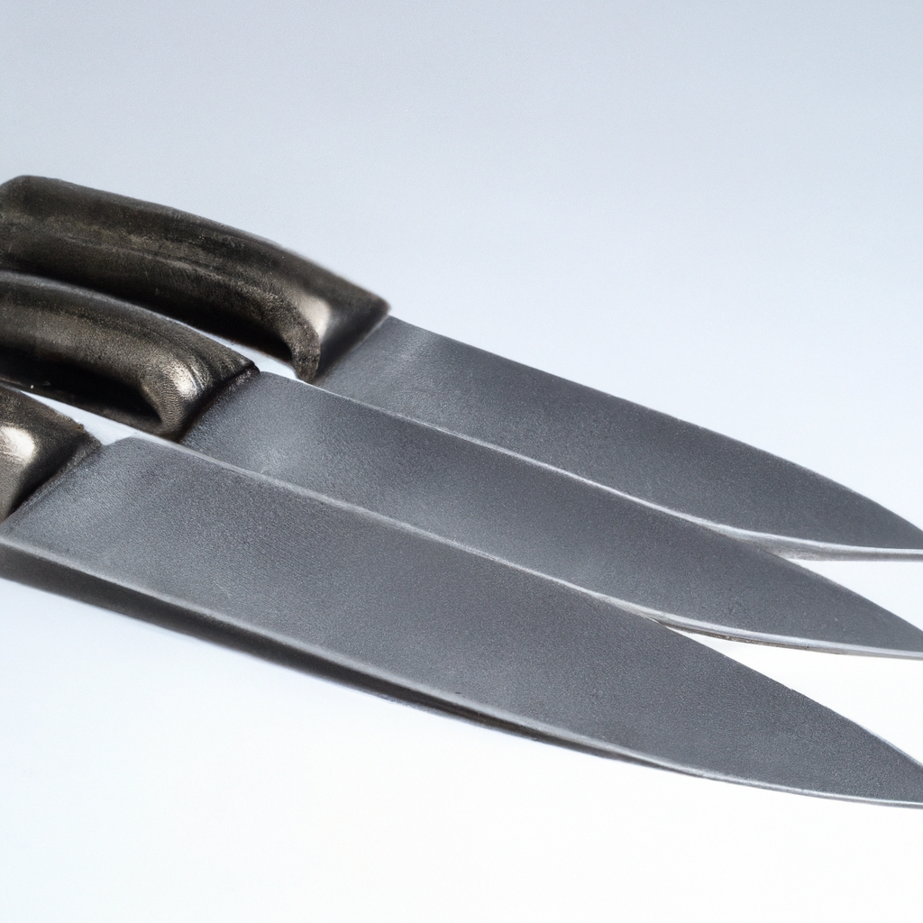 How sharp are the blades in this forged full tang knife set?