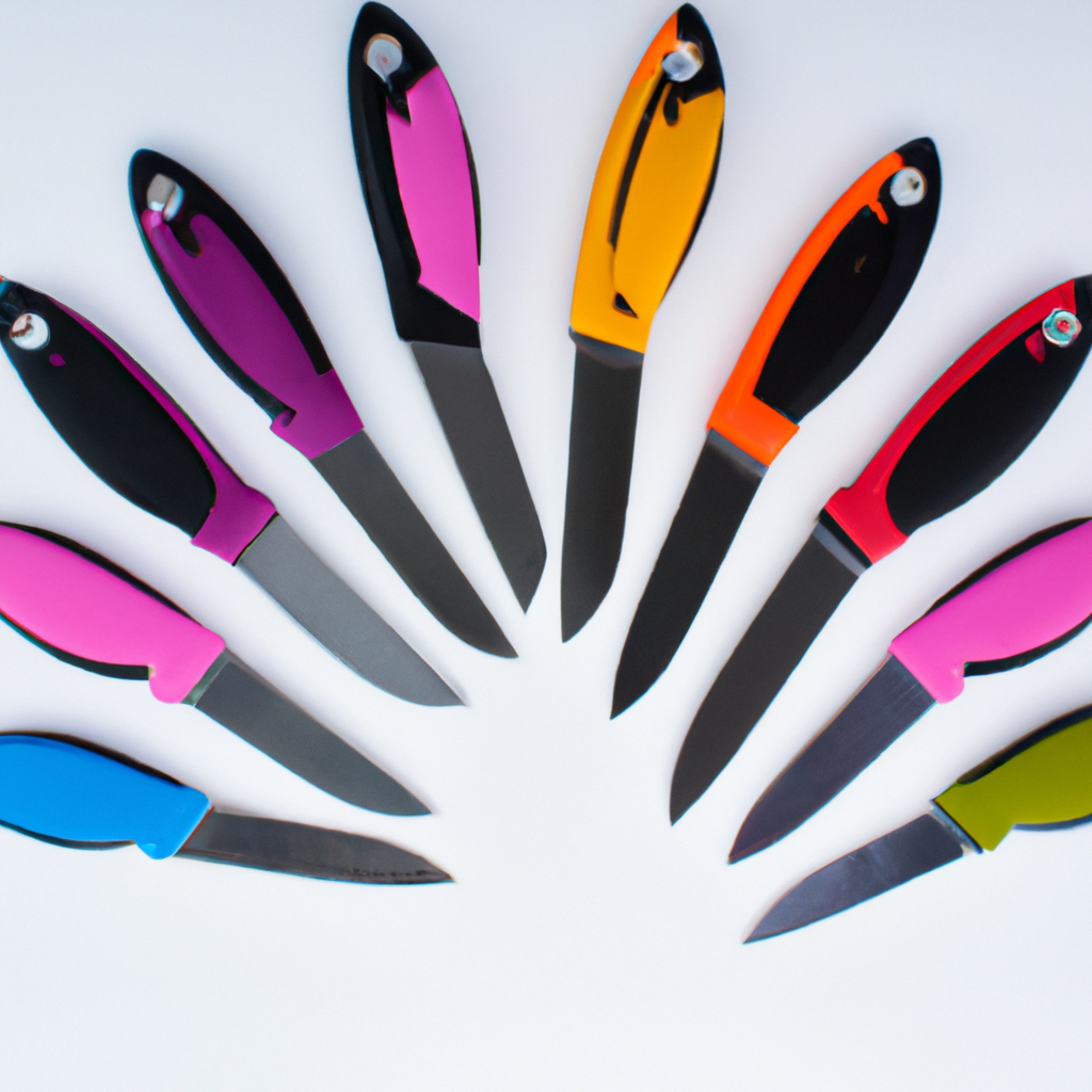 What is the color of the knife set?