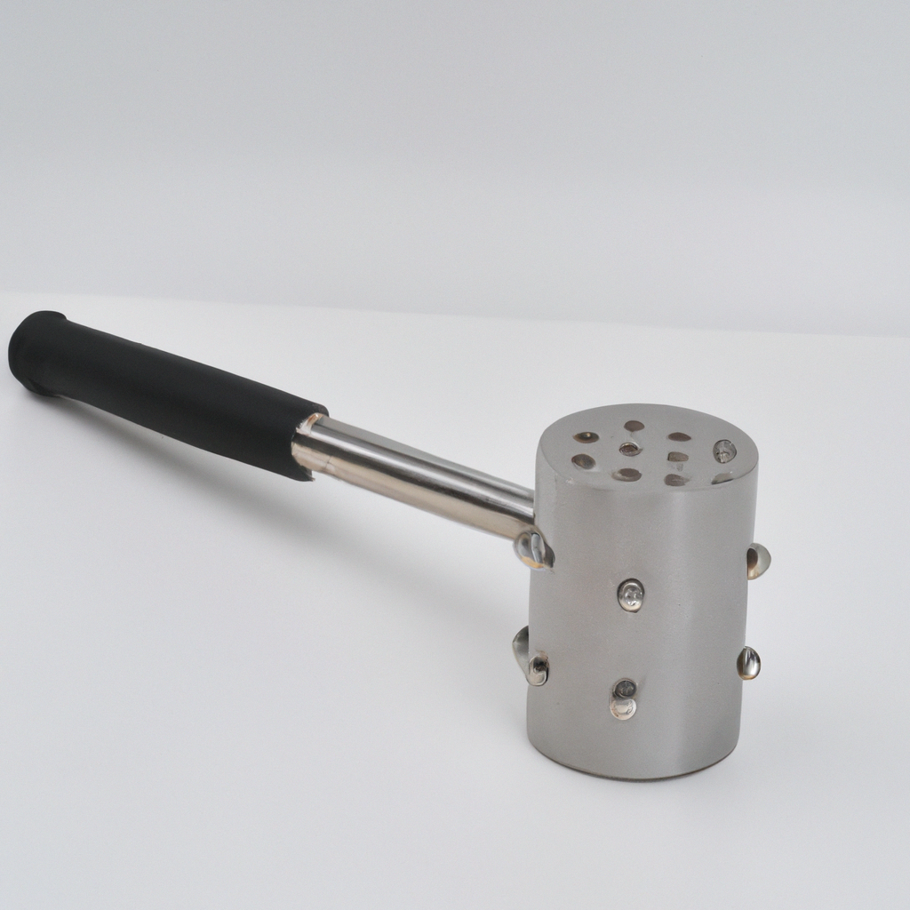 Are there any special features of the 304 stainless steel meat mallet?