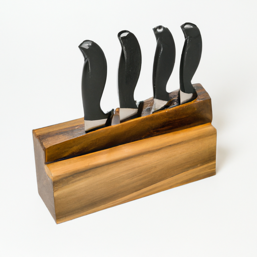 What is included in this kitchen knife set with block?