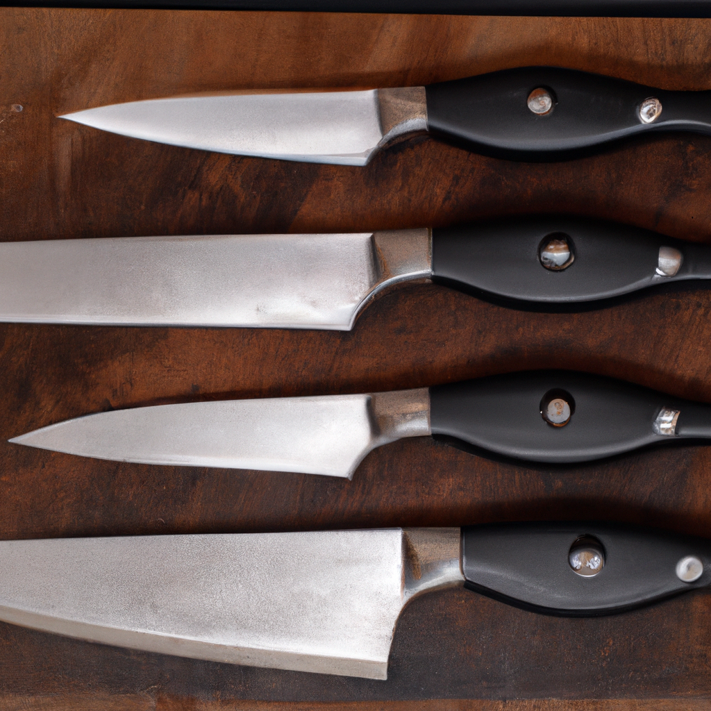 What are the must-have kitchen knives for a beginner chef?