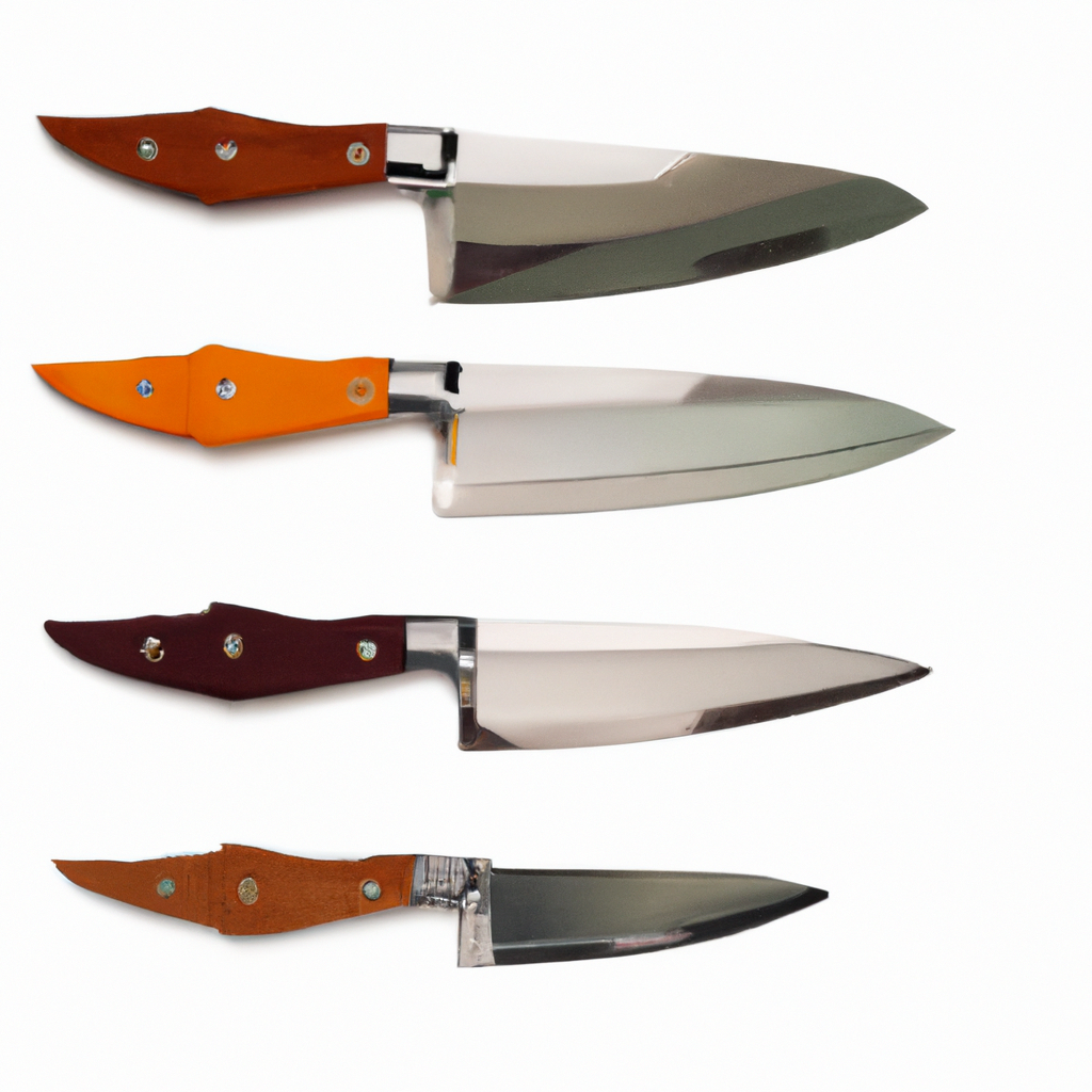 What are the different types of handles available for steak knives?