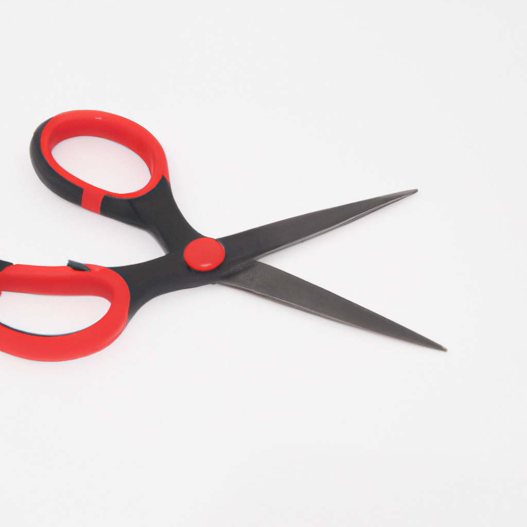 Are there any kitchen scissors with a comfortable grip for easy handling?
