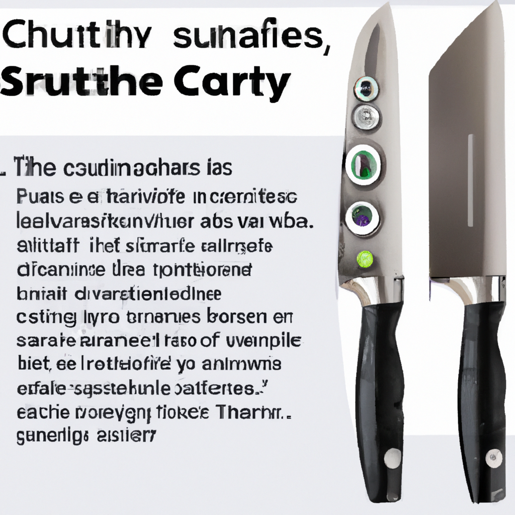 What are the safety features of the Cuisinart 12 pc Knife Set?