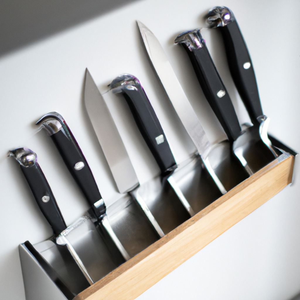 How to maximize space with a magnetic knife holder?