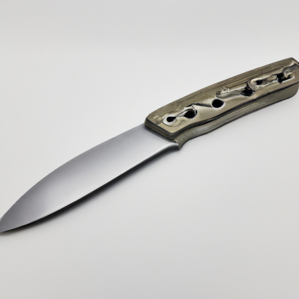 Is the Ka-Bar Full-Size US Marine Corps Fighting Knife straight or serrated?