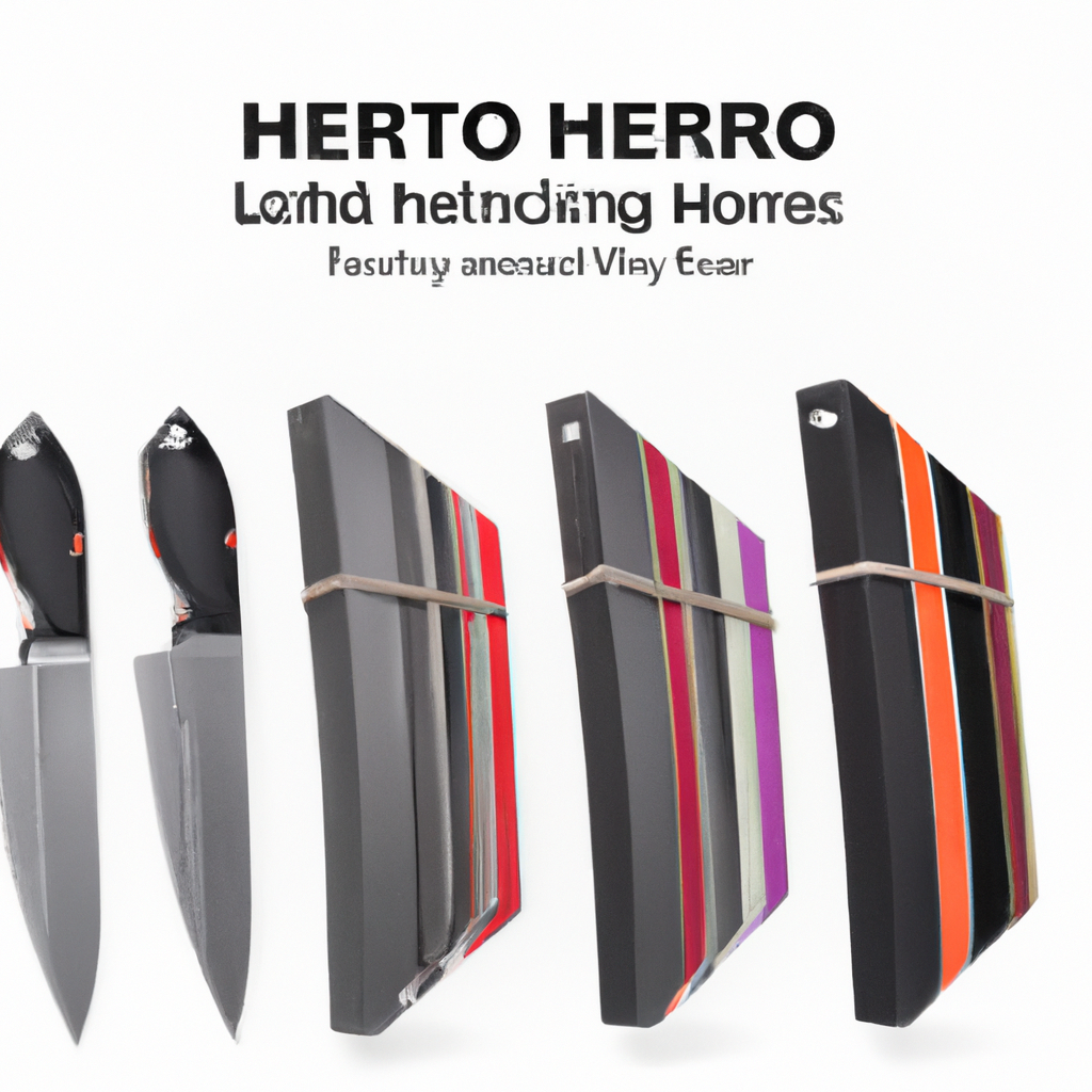What materials are used in the New Home Hero 17 pcs Kitchen Knife Set?