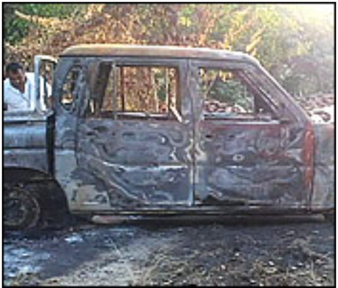 Burnt SUV