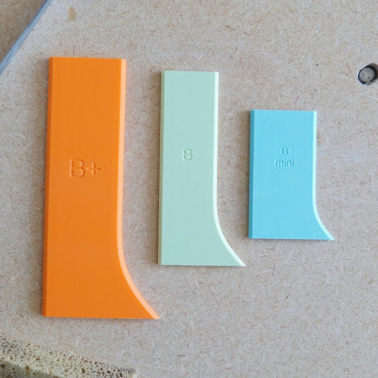 Curved Profile Ribs- Standard Size (set of 3) – Studio LP Ceramics