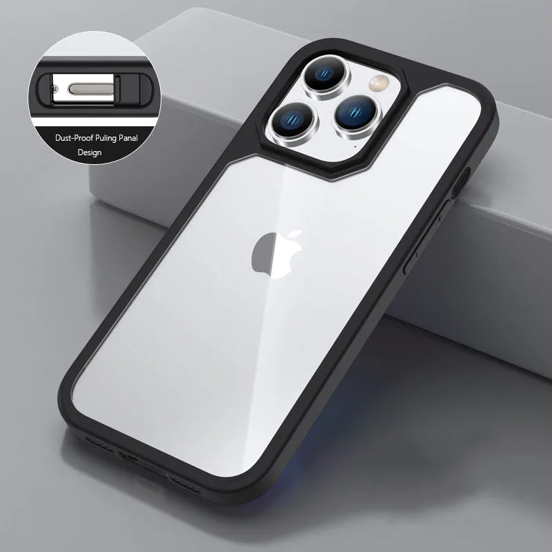 iPhone ShockProof Dust-Proof Clear Phone Case