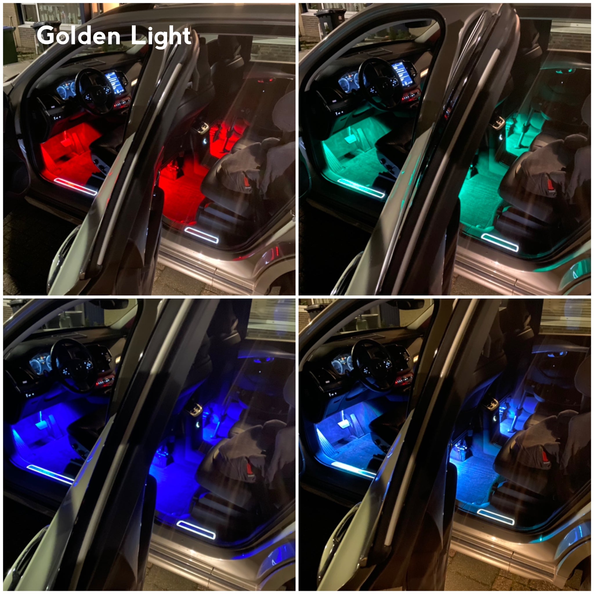 Transparant Kan weerstaan salami Auto LED Interieur Verlichting RGB Strip met USB Aansluiting – Golden Light  Shop