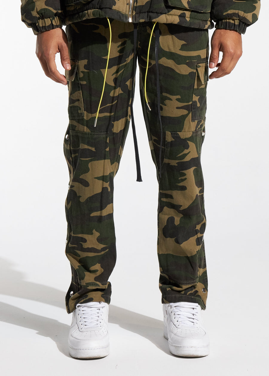 Snap Cargo Pants (Camo) – Embellish NYC