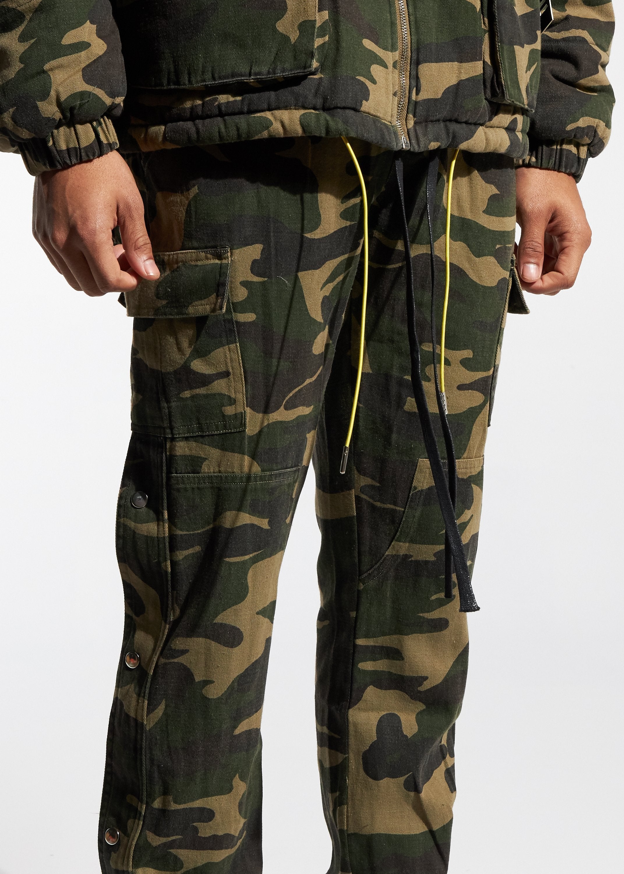 Snap Cargo Pants (Camo) – Embellish NYC