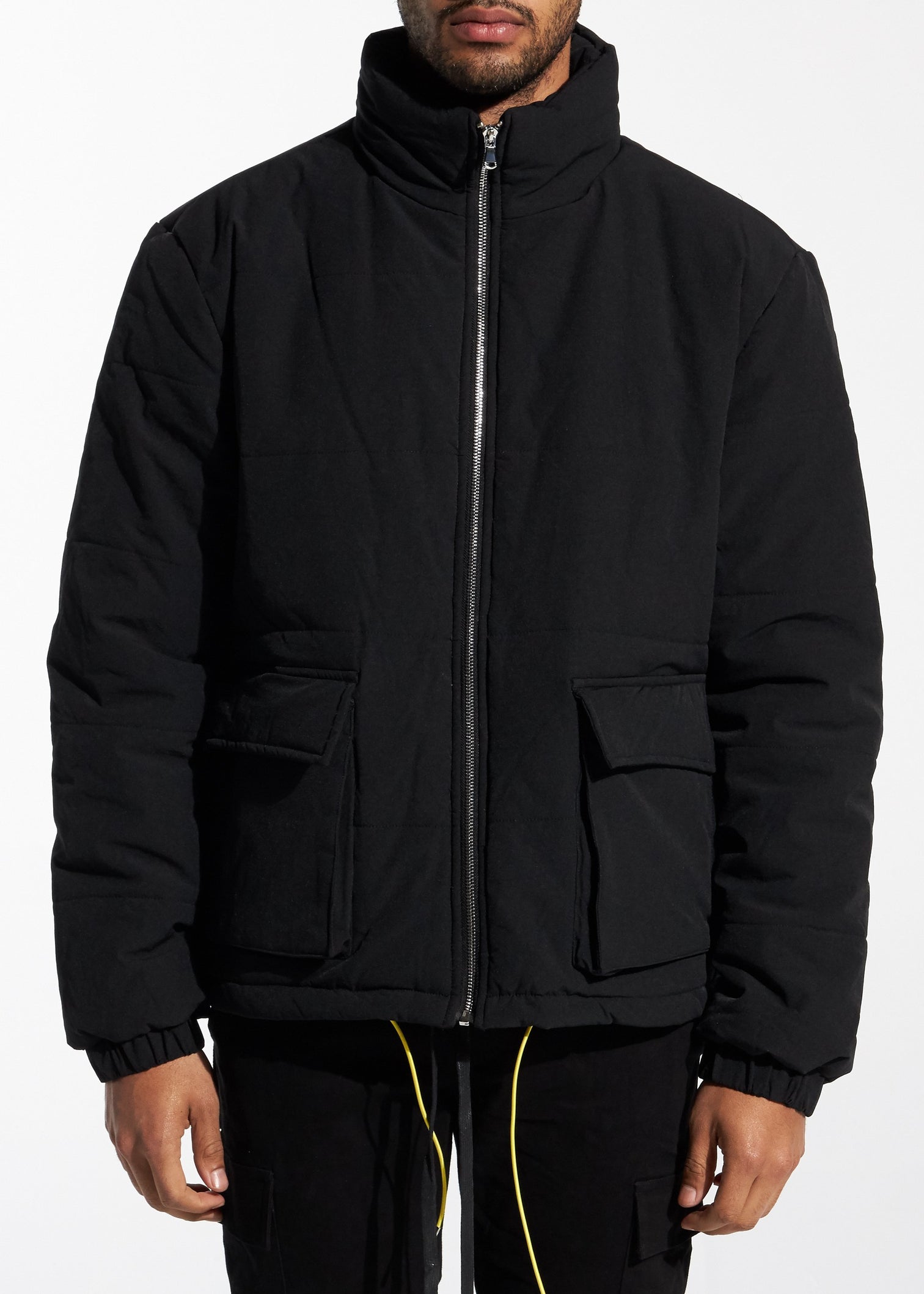 Puffer Jacket (Black) – Embellish NYC